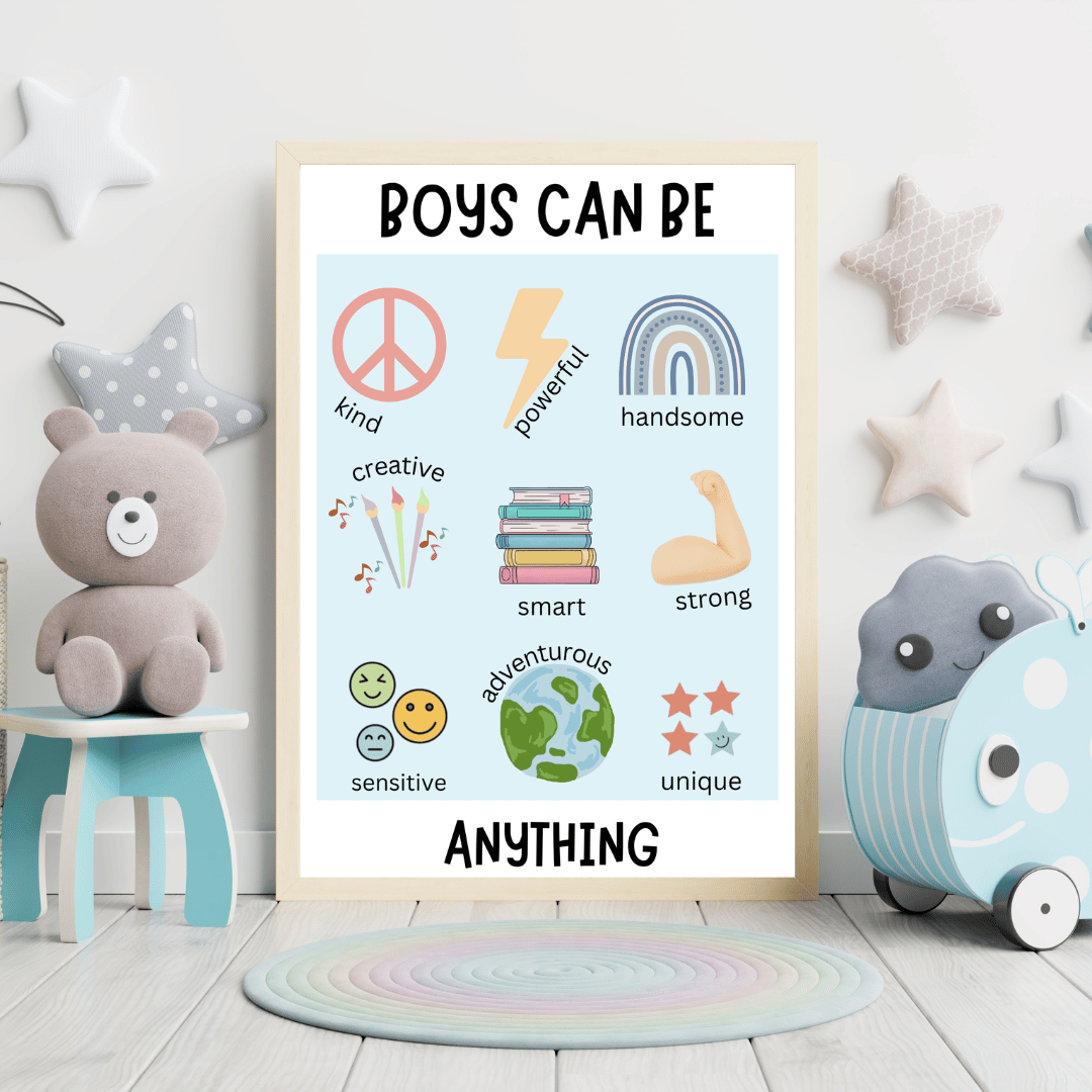 Boys Can Be Anything Poster